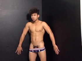 Young Asian twink gets sucked and fucked on camera