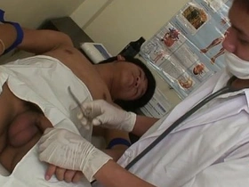 Thai twinks get physical examination with a sexual twist