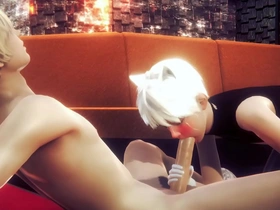 Alan's sensual encounter with a feminine Yaoi partner