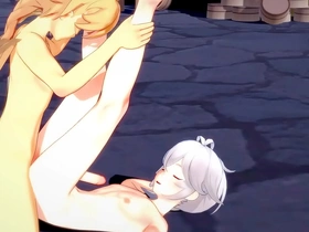 Genshin Impact Yaoi: Aether and Kazuha's passionate encounter