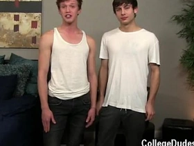 Asian gay twinks engage in hot hotel encounter