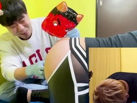 Asian massage leads to intense anal play