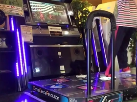 Japanese twink gets down and dirty in DDR-inspired video