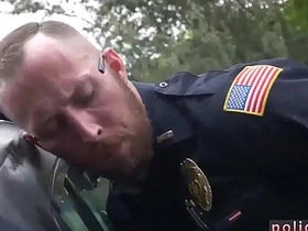 Interracial gay porn with hairy cops and mature police officers