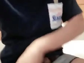 A Vietnamese man watches porn and masturbates alone to achieve a large ejaculation in this self-pleasure video.